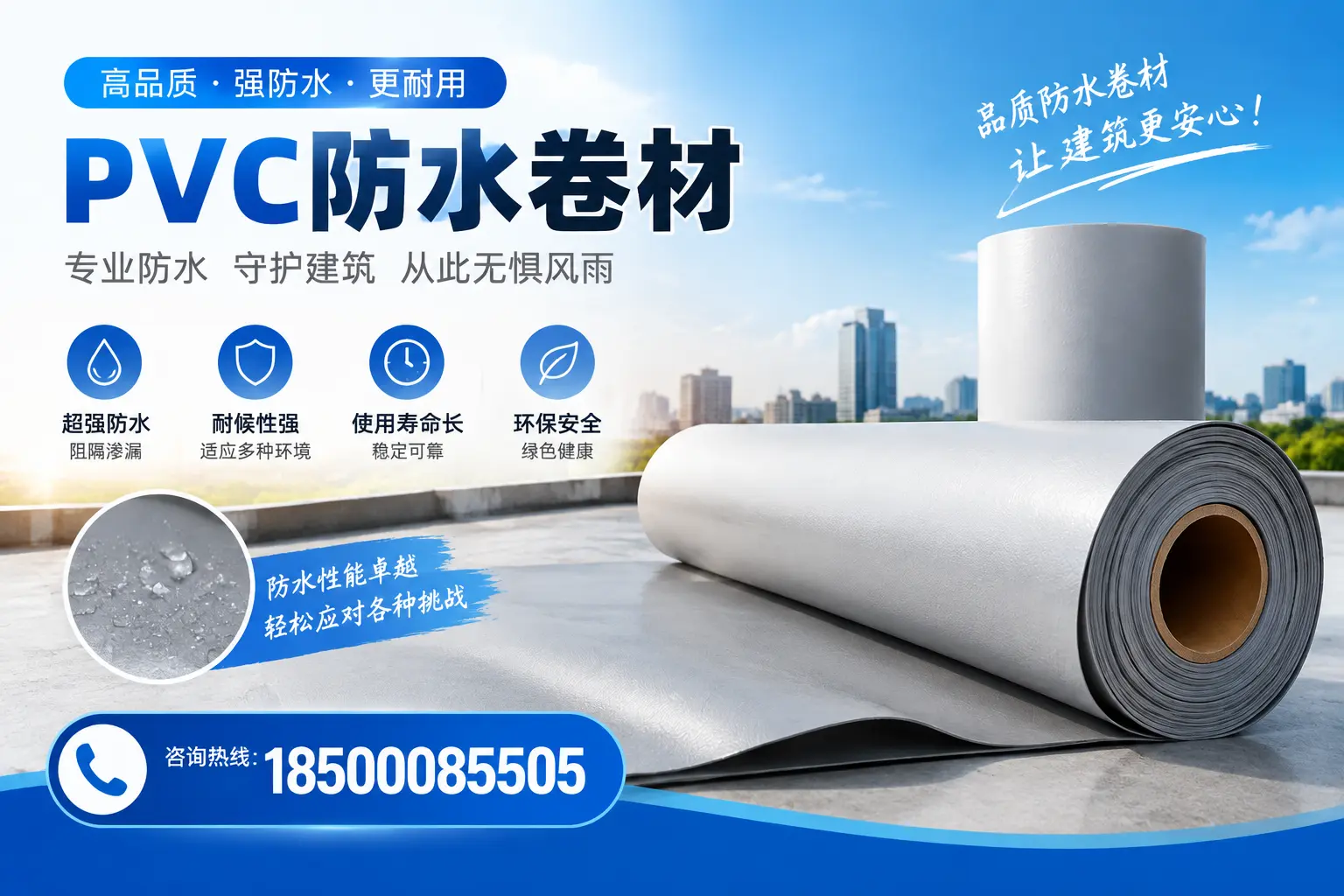 如何选择高质量的PVC防水卷材？绥化消费者必看指南