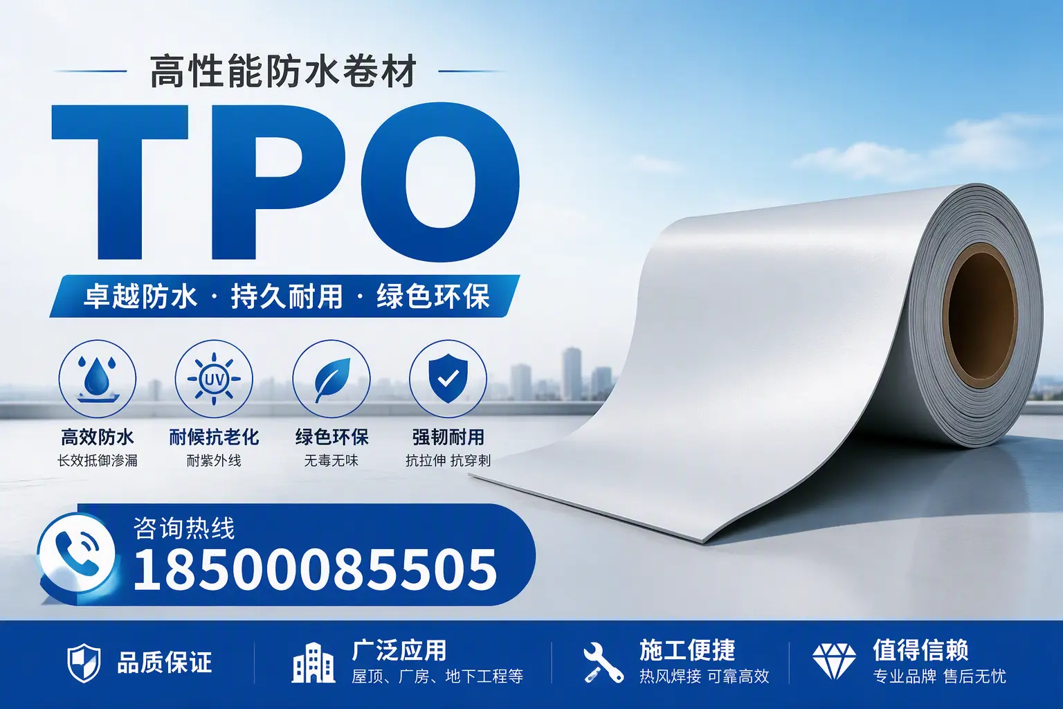 TPO材料的环保特性及其在绥化的应用